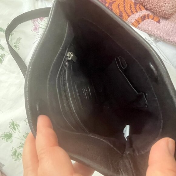 Latico Vintage Navy Blue Leather Braided Detail Crossbody Purse - Picture 7 of 11